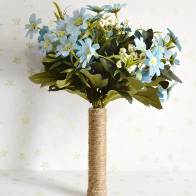 Bride Bouquet Simulation Flower Wedding Flowers Home party Christmas Decorations Fashion | Дом и сад