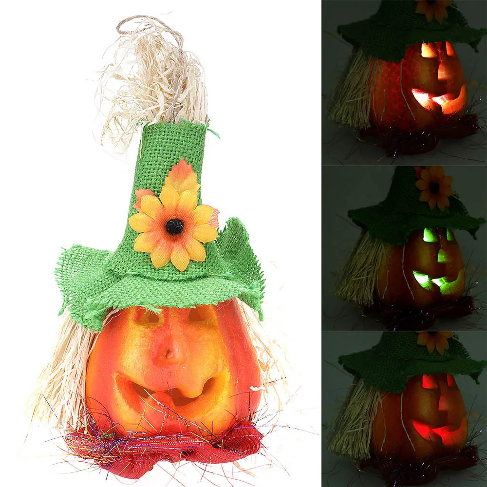 

Pumpkin Strobe Light Effect Changing Color Flash LED For O Hallowe Pumpkin