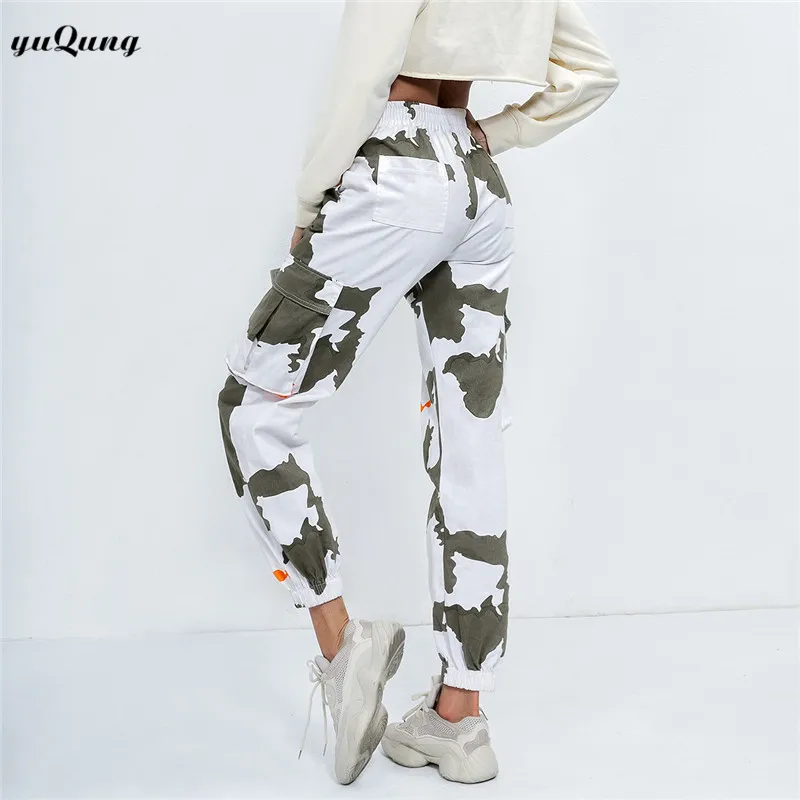 Yuqung женские брюки карго в стиле милитари clothingtactical Штаны карман и детей постарше