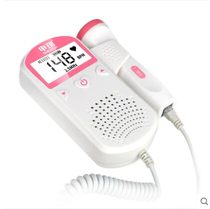 Pelvfine Fetal Doppler Heartbeat Detector sonar portable Pregnant Baby Heart Rate Monitor LCD ultrassom Vascular Doppler