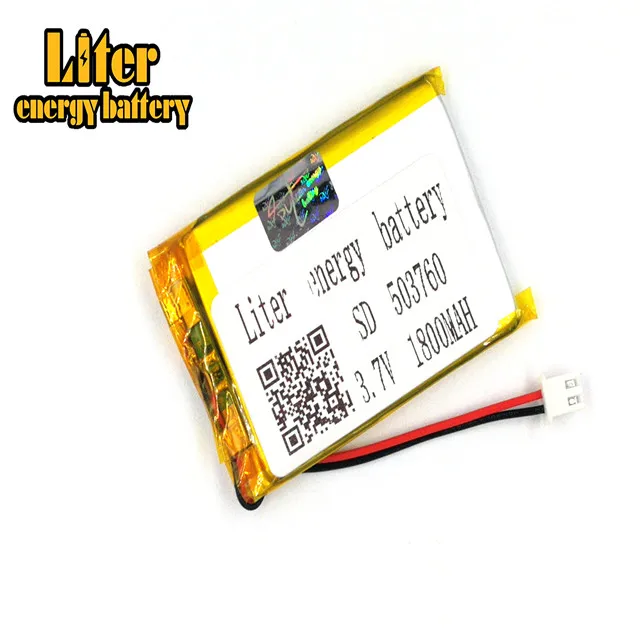 XHR 2P 2 54 1800mAh 503760 3 7 V специальное предложение 573762 полимерный литиевый аккумулятор