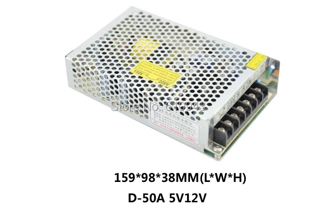 

Free Shipping Output Voltage 5V 12V AC-DC D-50A 50W Dual Output Switching power supply from maker electric