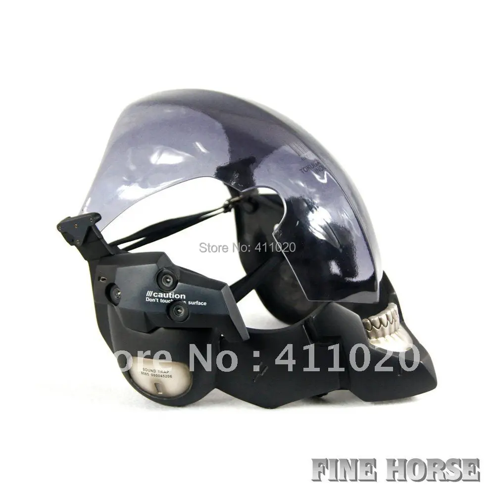 Metal Gear Solid 4 Guns of the Patriots Raiden Helmet Cosplay Costume