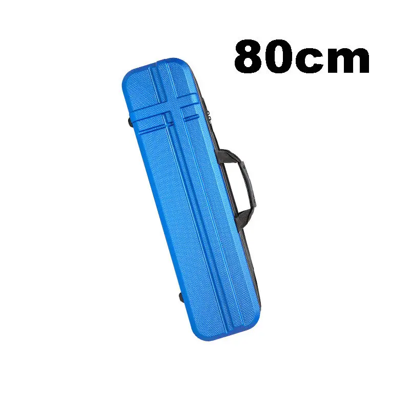 Горячая Распродажа, жесткая Рыболовная Сумка, многофункциональная, водонепроницаемая, ABS материал, прочная рыболовная удочка, сумка для хранения, рыболовная снасть, сумка - Цвет: Blue 80cm