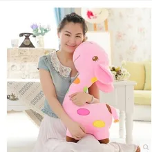 Около 65 см Милая цветная пятнистая плюшевая игрушка жираф мультфильм кукла "Жираф", бросок рождественские подарки Подушка b4578