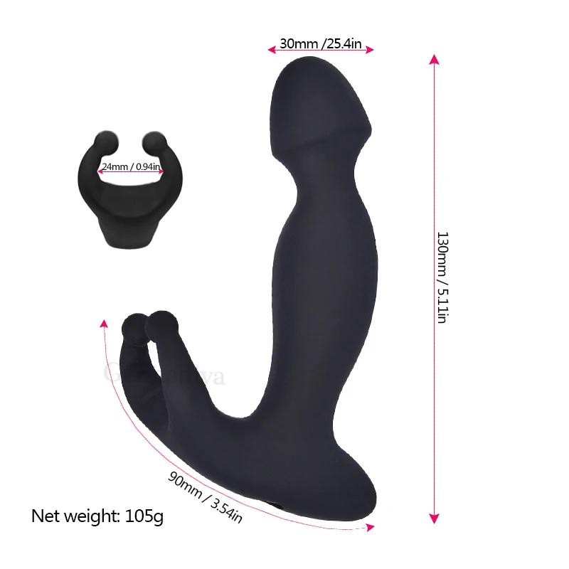 Super-speed-Vibrating-strong-Vibrator-Prostate-Massager-Safe-Silicone-Butt-Plug-Body-anal-cleaner-shower-for (3)