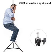 Godox Três seção de alumínio almofada de ar Almofada de Ar estande iluminação equipamento Fotográfico strobe flash Light Stand CD50