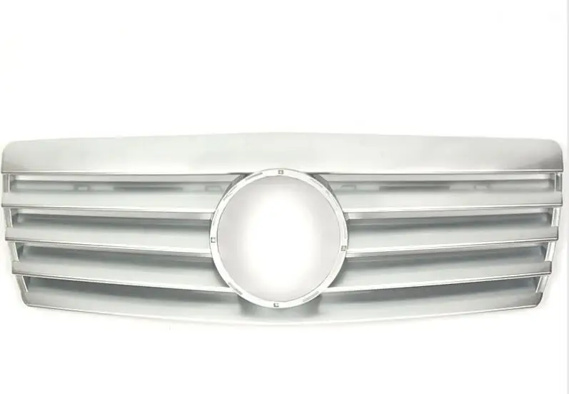 Для Mercedes для Benz S-class W140 1990-1999 с эмблемой CL Стиль переднего бампера гоночная решетка - Цвет: silver