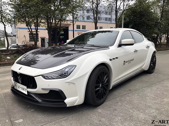 Z ART широкоугольный комплект для Maserati ghiдоступ 2014 2017 тюнинга корпуса бесплатная