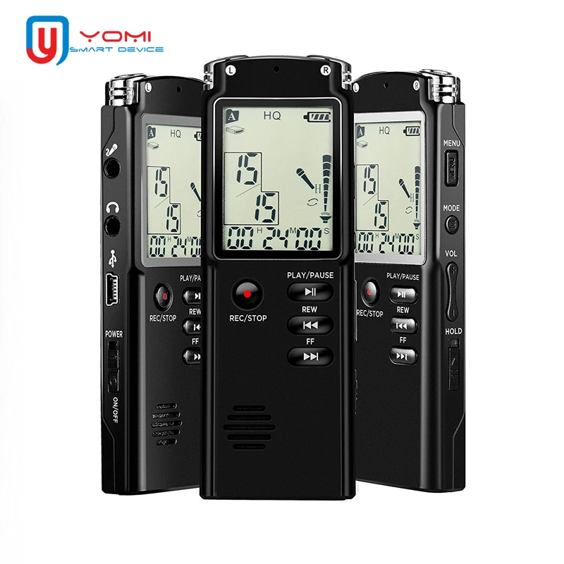 

Digital Voice Recorder T60 8G/16G/32G Audio Recorder Professional Noise Reduction Recorder Pen MP3 WMA Recorder Music Player