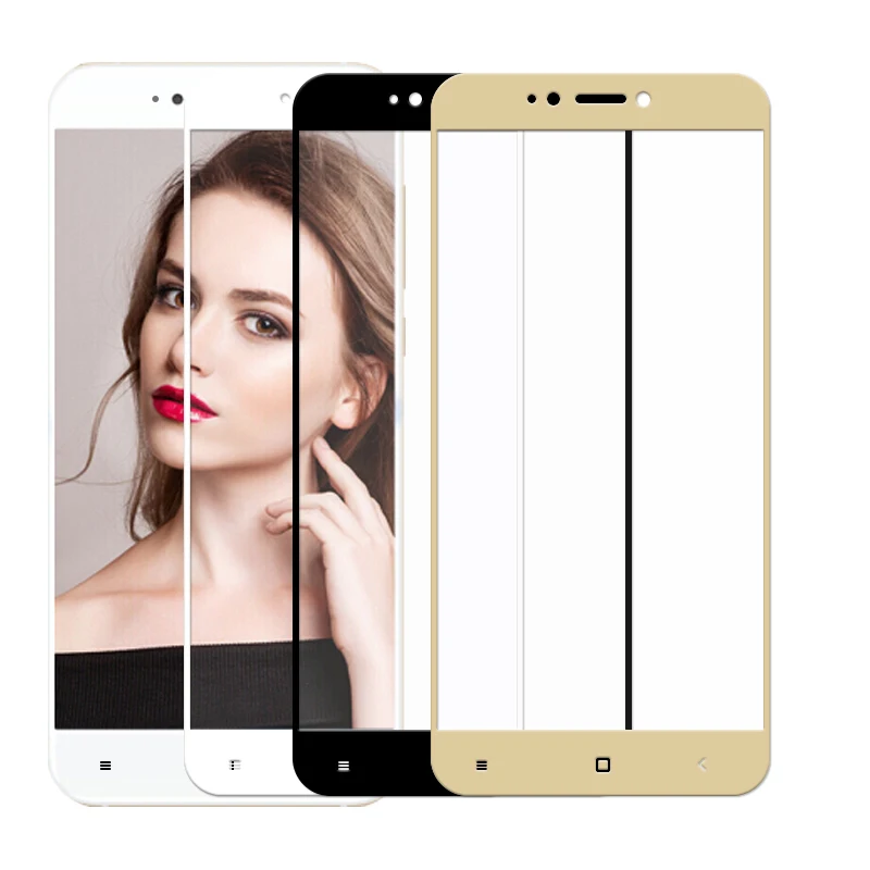 

9H Hardness 0.26mm 2.5D Premium Tempered Glass For Xiaomi Mi A1 & Mi 5X Full Coverage Screen Protector Anti-scratch Film Sklo