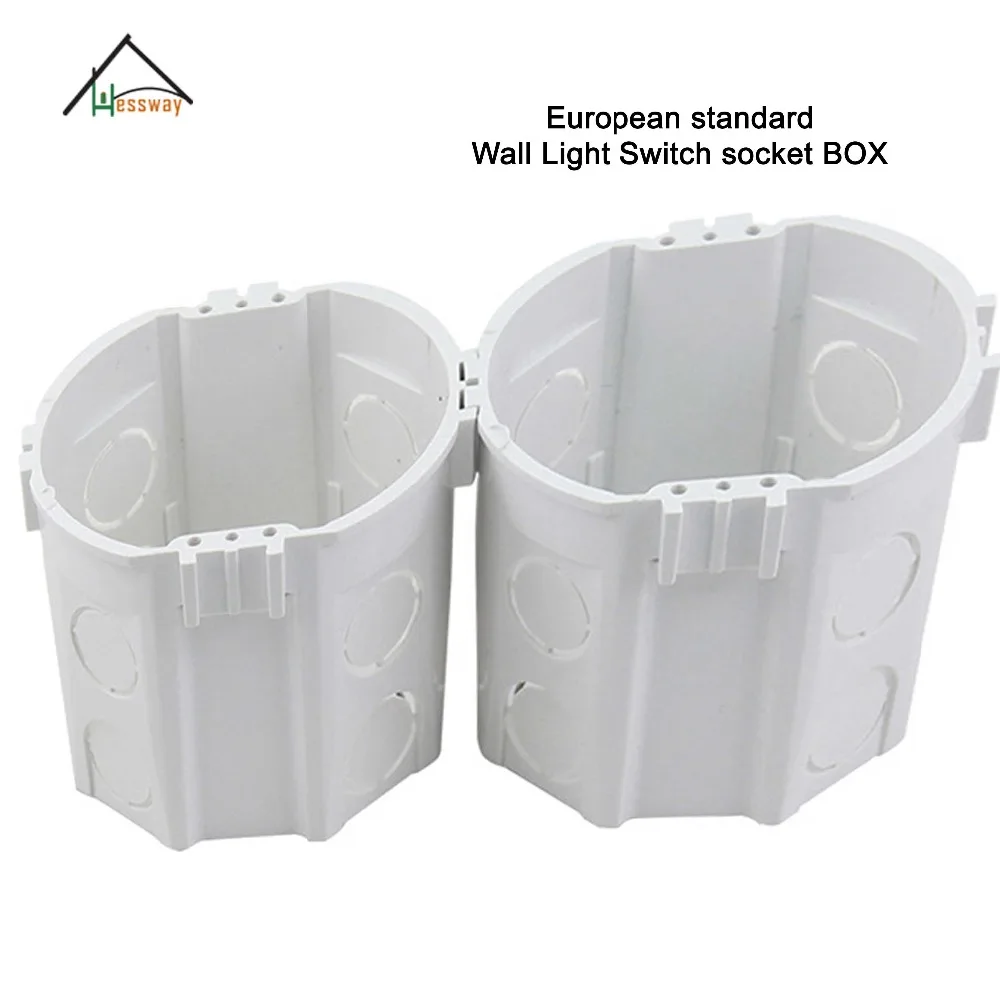 

EU mount back box for wall socket Light Switch