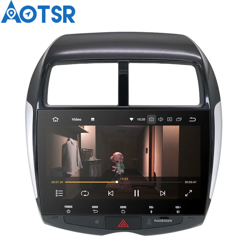 Top Aotsr Android 8.0 Car DVD Player GPS Navigation For MITSUBISHI ASX RVR Outlander Sport 2010-2014  unit stereo Radio Multimedia 4