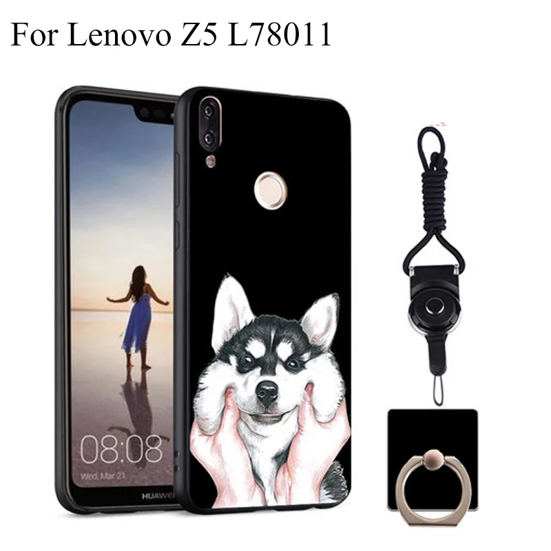 Комплект из 2 предметов мягкий TPU чехол для телефона lenovo Z5 L78011 Z 5 силиконовый