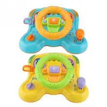 Детские ранние обучающая игрушка деформируемые Детские рулевое колесо игрушки Красочные Мелодия Дети Раннее Обучение драйвер Высокое качество ABS материал