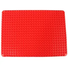 41x29 см /розничная,, пирамида пекут Pad/коврик духовка, посвященный силиконовый коврик, высокая температура
