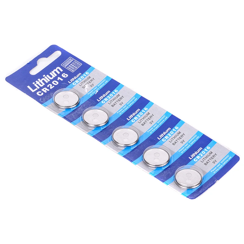 

10pcs /card CR2016 3V Lithium Battery DL2016 ECR2016 LM2016 BR2016 CR 2016 Button Coin Batteries