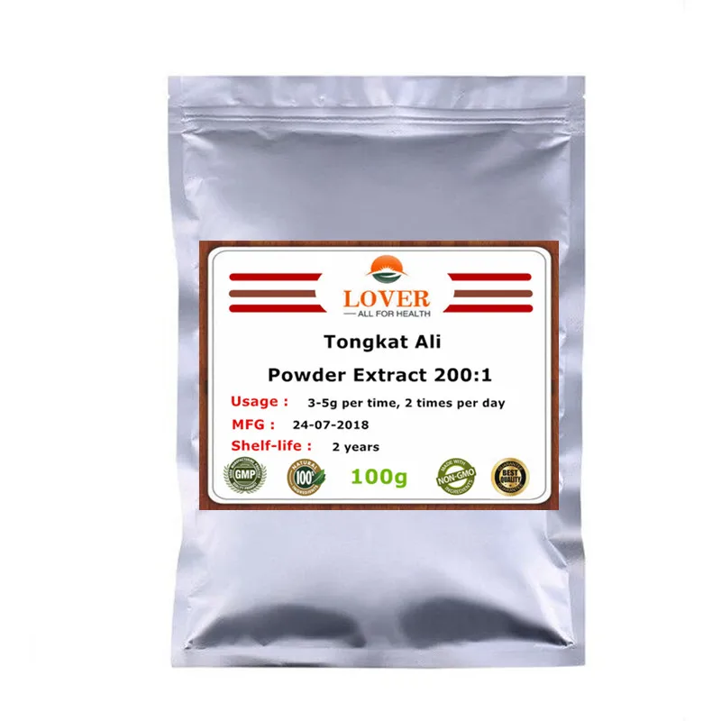 100 1000 г чистый порошок Tongkat Ali экстракт 200:1 Eurycoma longifolia Pasak Bumi Dongge Cay Ba Binh
