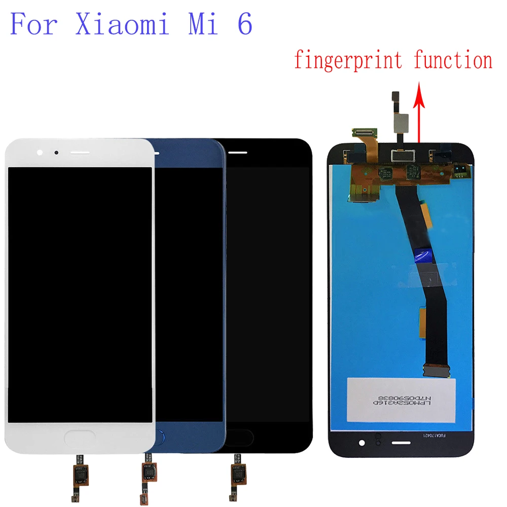 

1920x1080 FHD 5.15" For Xiaomi Mi 6 Mi6 LCD Display+Touch Screen Digitizer Assembly Replace Parts With Tools
