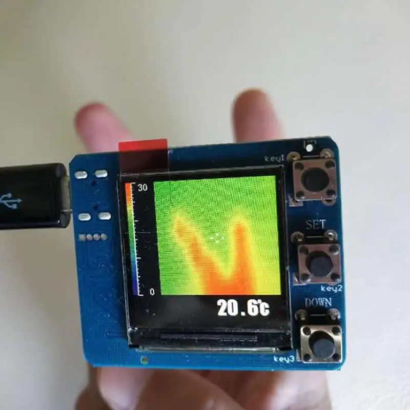 

AMG8833 IR 8x8 infrared thermal imager array temperature sensor module development DIY Suite