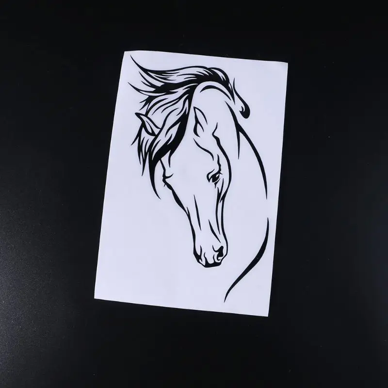 10.4cm*17cm Animal Horse Head Car Accessories Vinyl Sticker | Автомобили и мотоциклы