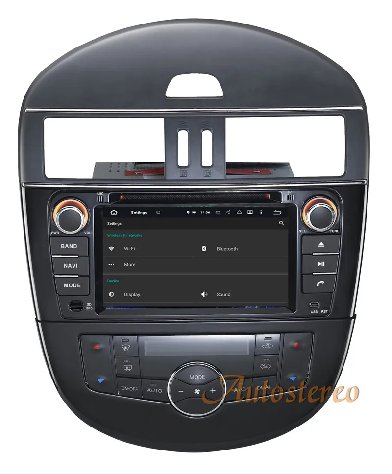 Top The Newest Android 7.1 Car GPS Navigation DVD Player For NISSAN Nissan Tiida Versa 2011-2017 auto stereo multimedia radio pad 11