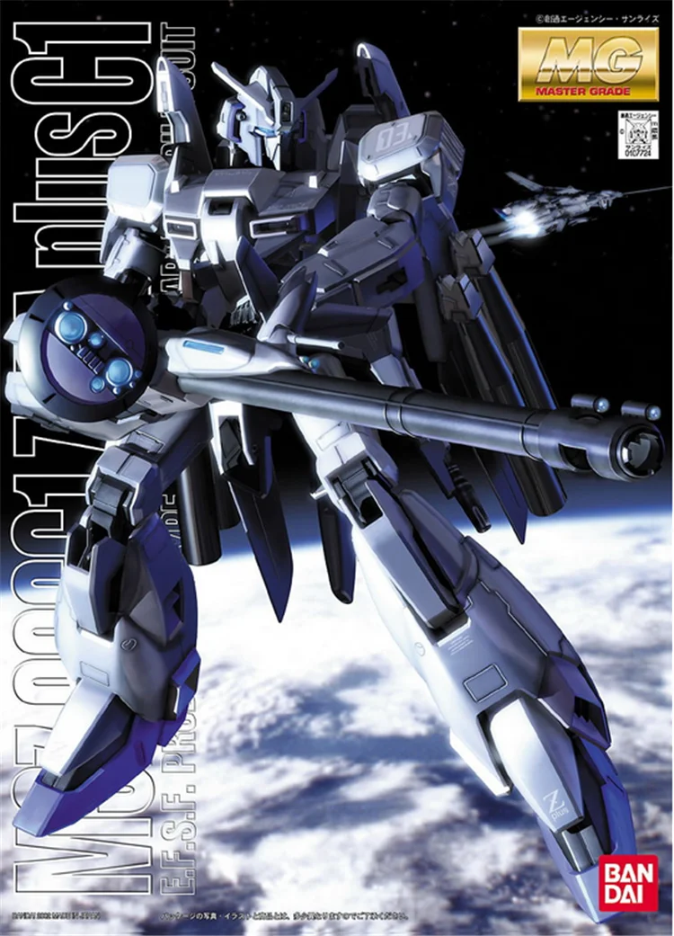 Bandai Gundam 1/100 мг ZETA PLUS C1 тип мобильного костюма сборные модели наборы экшн фигурки