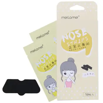 

10Pcs/Box Green Tea Extract Essence Nose Peel Off Mask Strips Blackhead Removal Pore Deep Cleansing Hyaluronic Acid Sticker