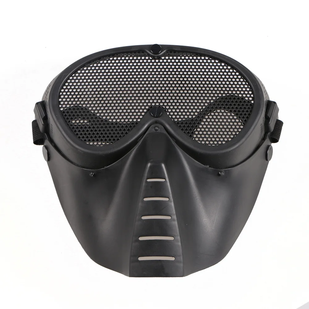 Cool mask, CS protective mask Metal mesh mask, celebration party metal