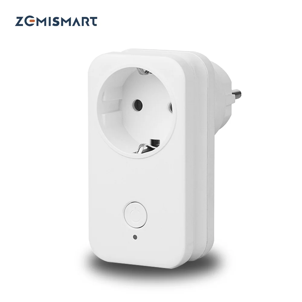 Zigbee 3.0 EU Power Socket Compatible With SamrtThings Echo Plus Smart Gadget Switch Wireless Phone APP Remote Outlet(2)