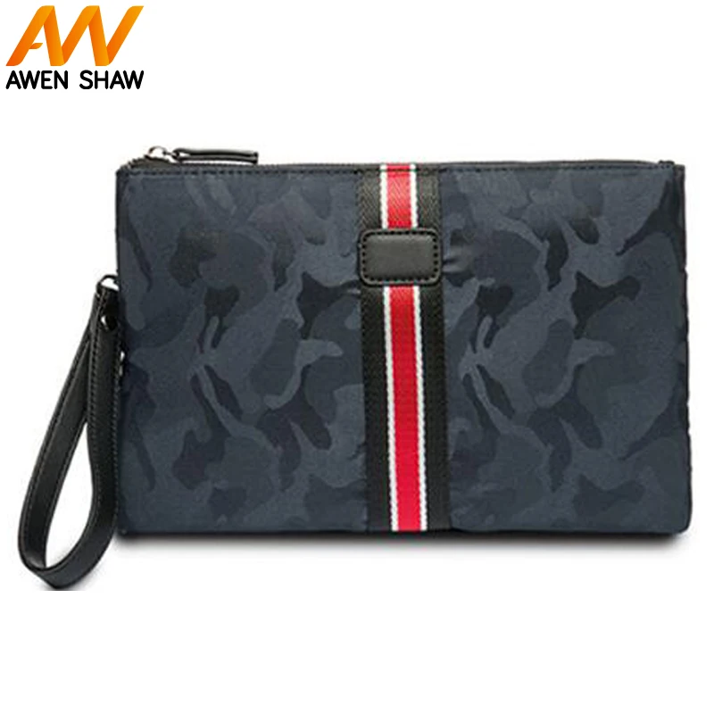 

Fashion Oxford Leather Big Capacity Man Handbag Black Men's Wallet Business Black Purse Waterproof Light Casual Men Clutch Bag