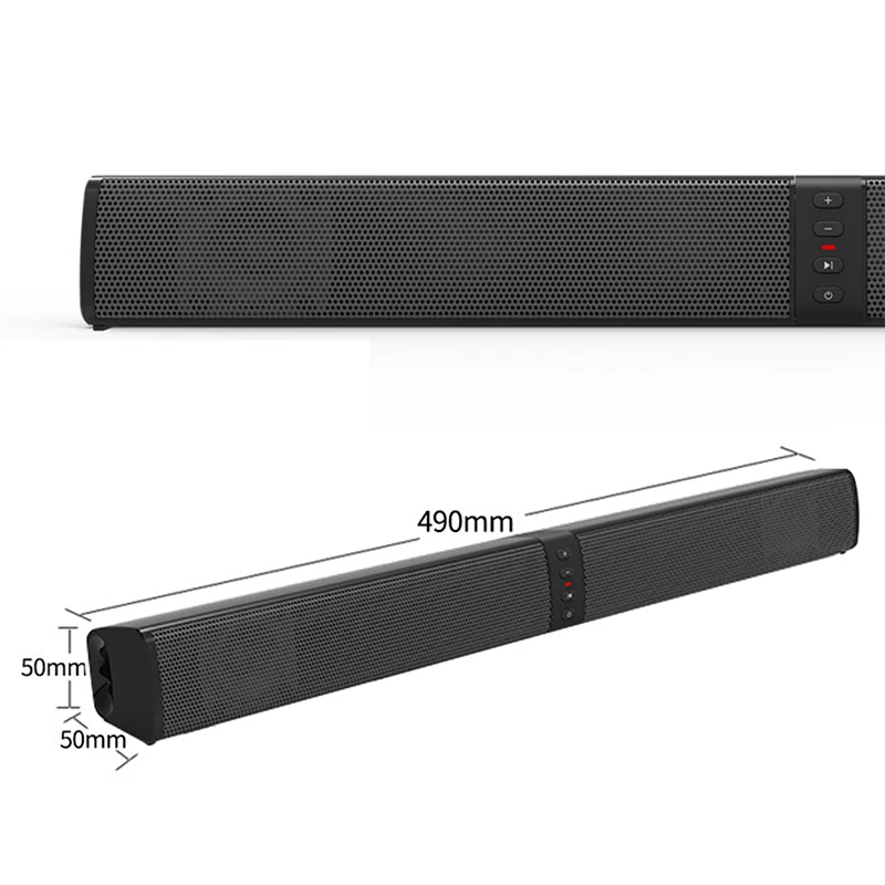 Separable Bluetooth Speaker, Surround Sound System, Soundbar with Subwoofer, Wired and Wireless Home Theater Speakers for TV PCs