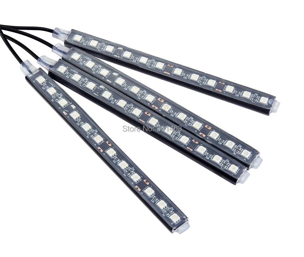 YIJINSHENG-4x12-LED-7-colors-Car-Atmosphere-Lights-Decoration-Lamp-12v-Auto-Interior-Lights-Glow-Decorative(1)