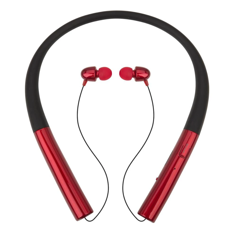 bluetooth headset with retractable earbuds