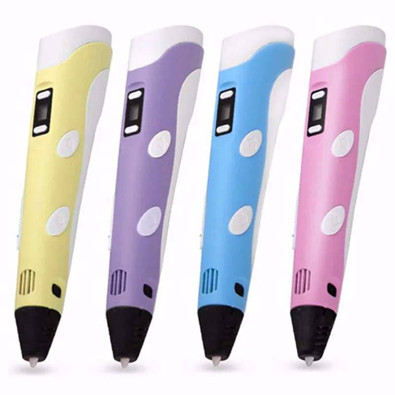 

2017 New Creative 2nd Generation 3D Printing Pens Intelligence Drawing 3D Pen With ABS Filament 3D Best Gift for Kids