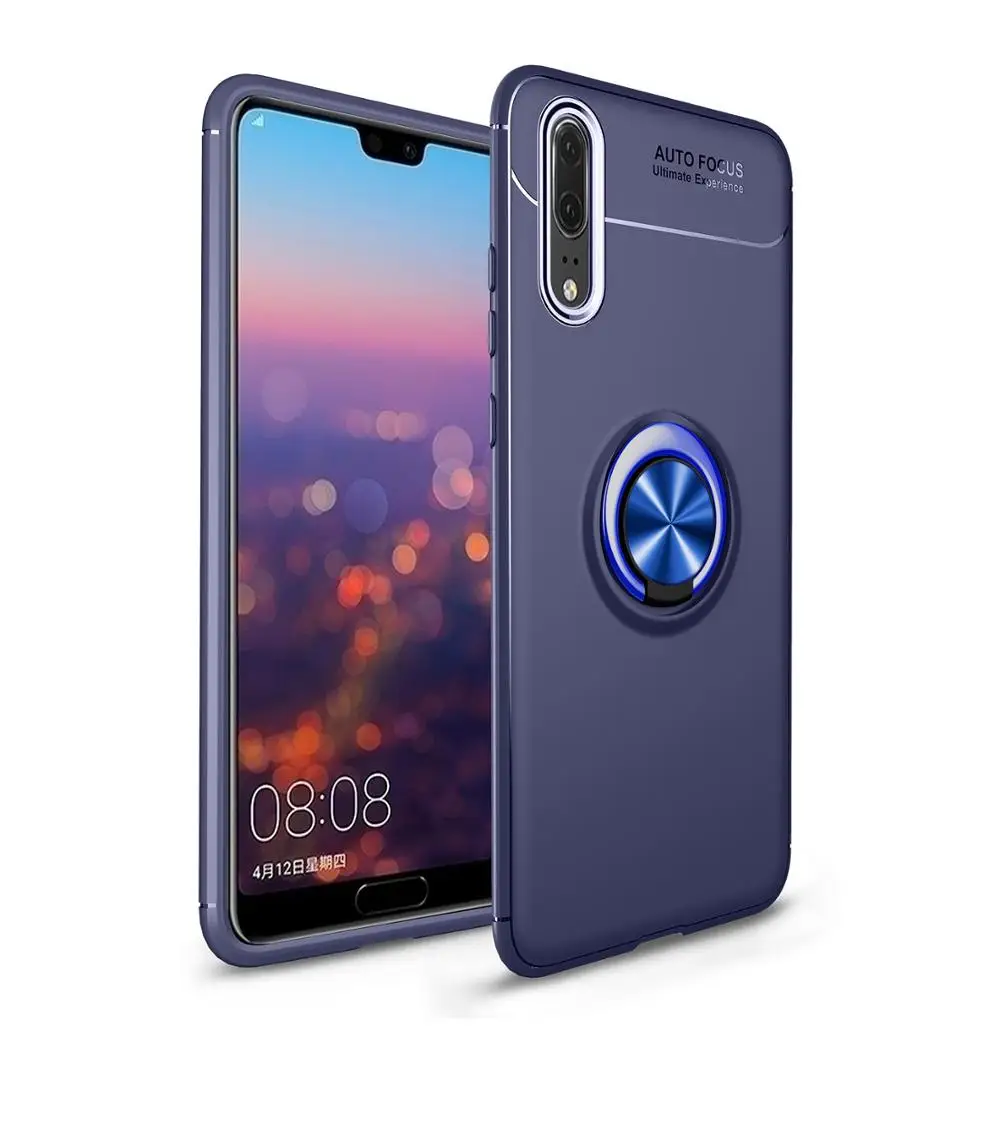 

For Huawei P20 Lite Case Cover For Huawei P20 Pro P9 P10 Lite Plus P8 Lite 2017 Case Nova 3e Case Ring Case Magnetic Coque Etui