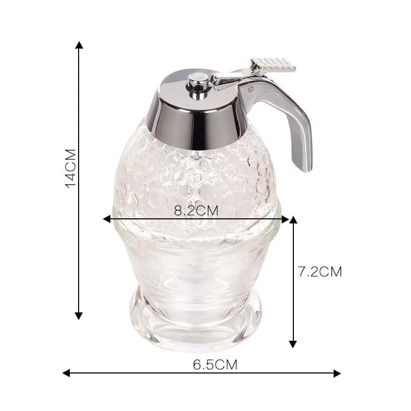 YOMDID Honey Squeeze Bottle Juice Syrup Cup Drip Dispenser Practical Honey Jar Container Juice Bee Drip Dispenser Storage Kettle