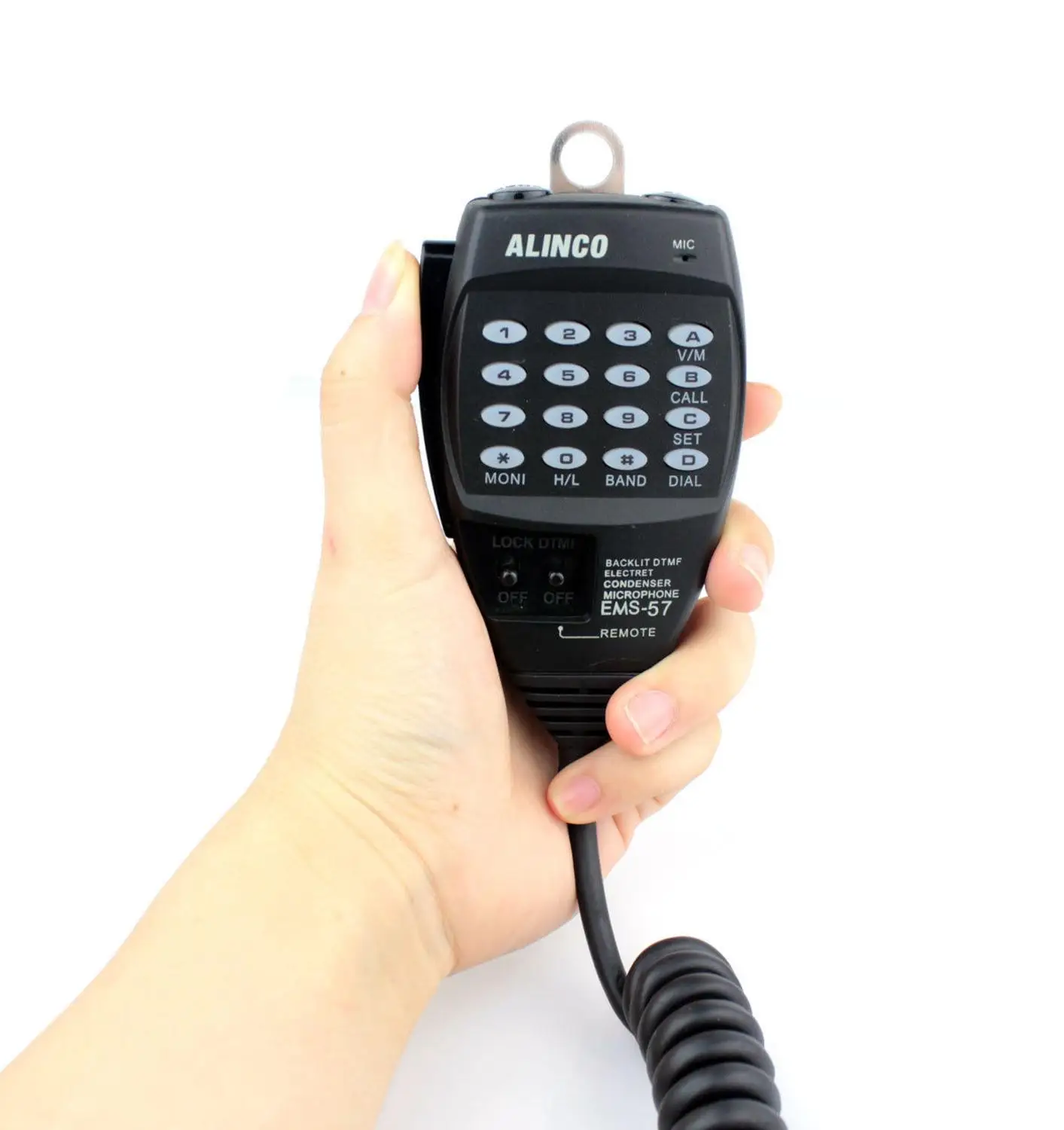EMS 57 ручной 8 контактный микрофон для динамика с клавиатурой DTMF радиоприемника