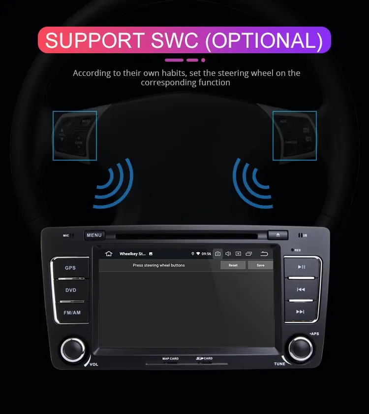 Discount Besina Android 9.0 2 din Car DVD Player For SKODA Octavia 2009-2013 GPS Navigation WIFI Bluetooth Multimedia Autoaudio Stereo 13