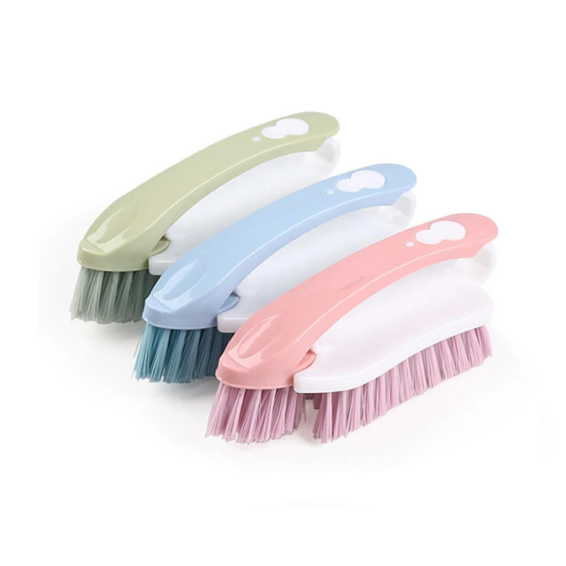 BalleenShiny PP съемная щетка для чистки 2 в 1 Multi-function Soft Чистка обуви Одежда очиститель бытовой ванной цвет случайный