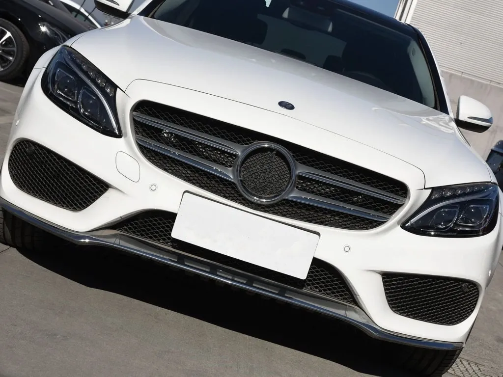 Для- Benz W205 C Класс C180 C200L C260L C280 C300 фары Прозрачная крышка лампы фары корпус