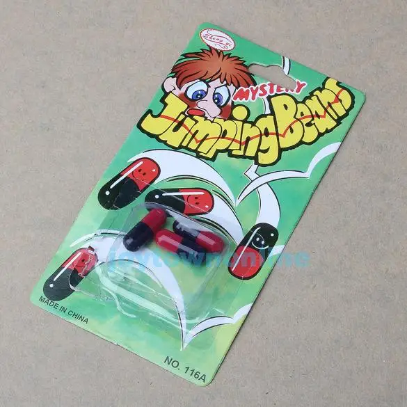 

3Pcs/Lot Jumping Beans Toy Gift Comedy Magic Jokes Funny Practical Jokes Intellectual Pills Toys for Adult and Kids