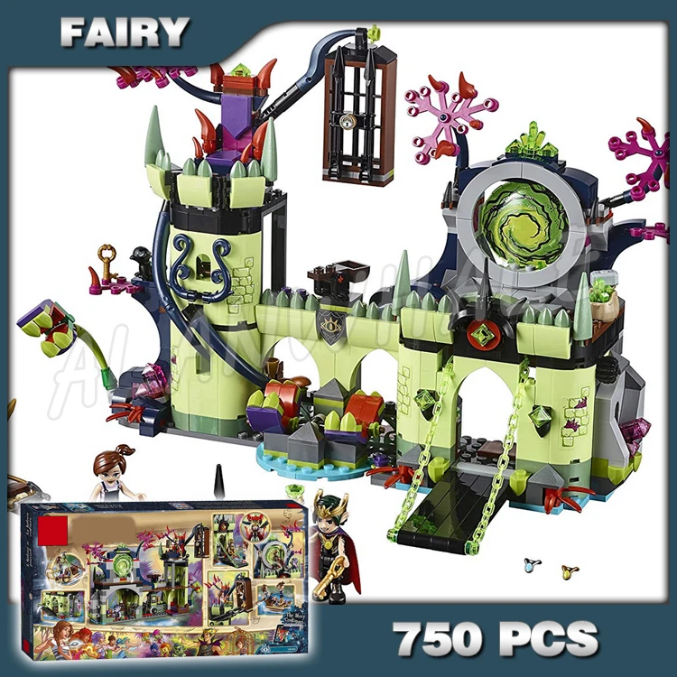 

750pcs Fairy Breakout from the Goblin King's Fortress 10699 Model Building Blocks Children Toys Brick Compatible With Lego Elves