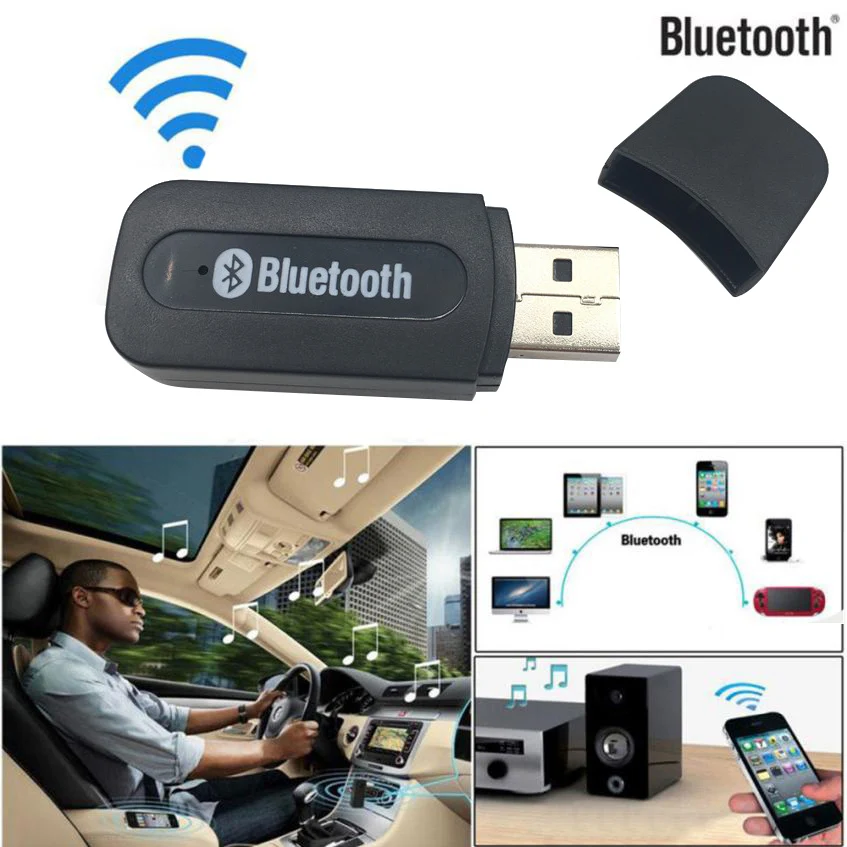 USB Bluetooth Aux беспроводной портативный мини Автомобильный Bluetooth музыкальный аудио приемник адаптер 3,5 мм стерео аудио для iPhone Android телефонов