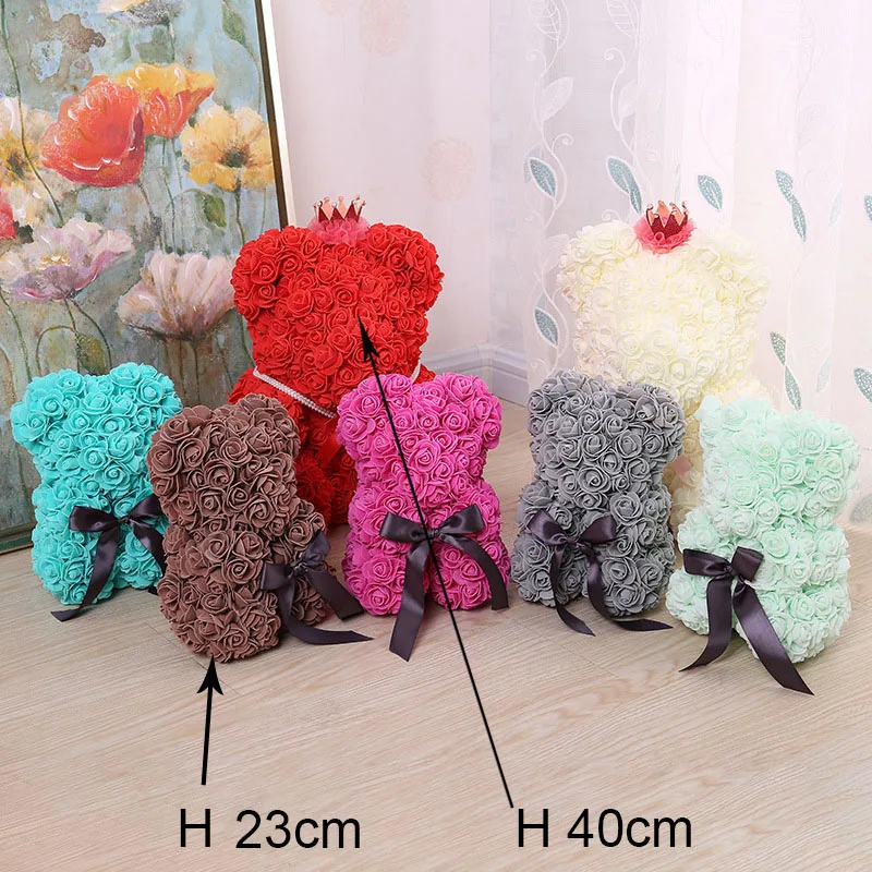 bear rose artificial flower (7)
