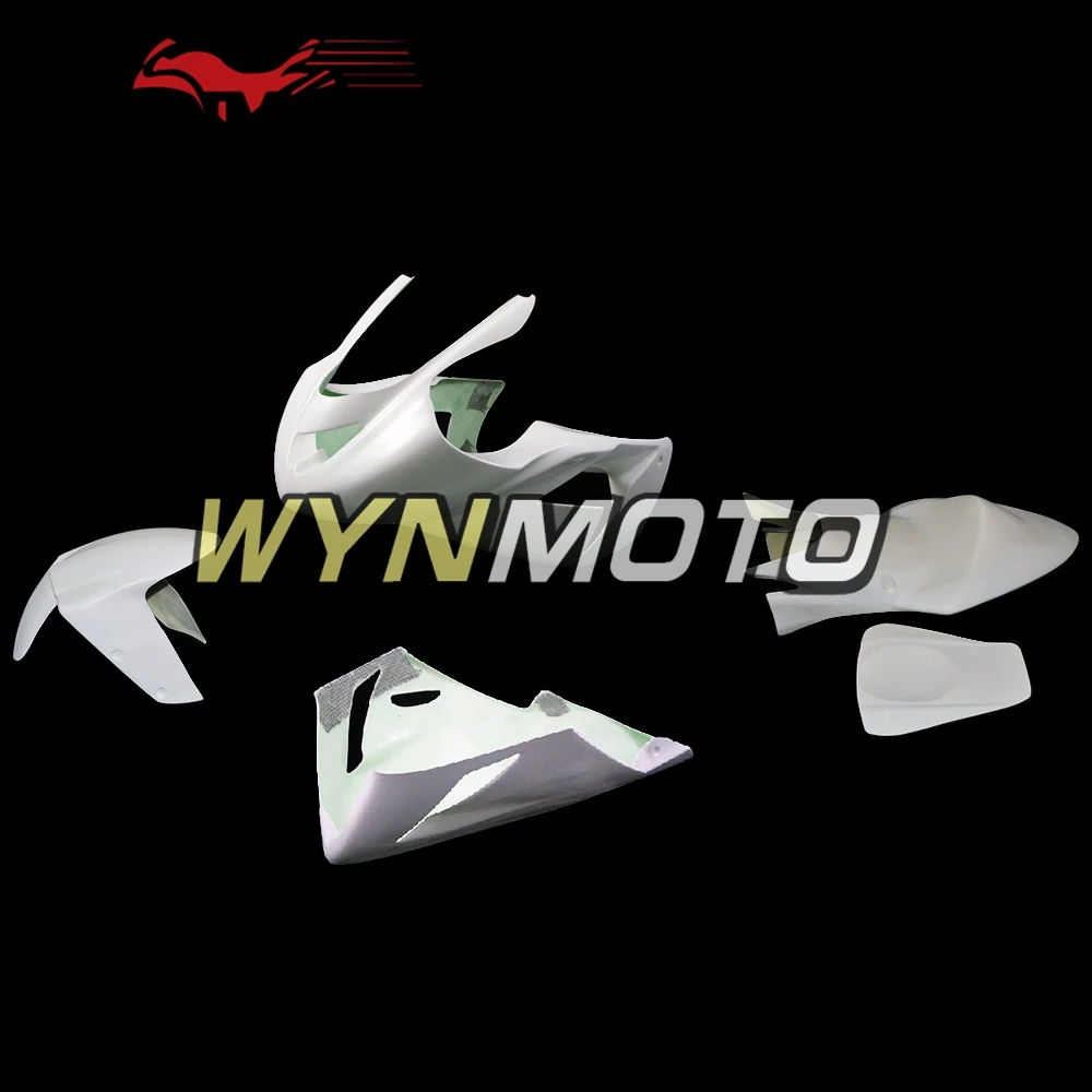 

Whole Set Fairings Unpainted Racing Fiberglass Motorcycle Body Frames For Kawasaki 2004 2005 ZX-10R Naked Sportbike Bodywork