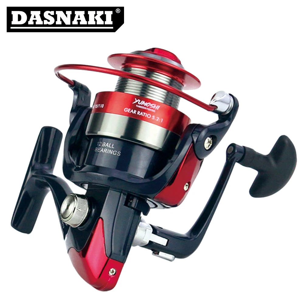 Metal Spinning Fishing Reel 12BB 5.5:1 Tackle Pesca Carrete Spinnning Feeder Carp Wheel AM 2000-7000 | Спорт и развлечения