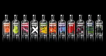 

Home decoration Absolut vodka bottles alcohol Silk Fabric Poster Print XD046
