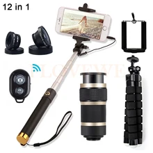 8X Телеобъектив зум Объективы мобильный телескопический объектив рыбий глаз широкоугольный Макро Lentes телескоп для iPhone 8 7 6 5 4 s Смартфон