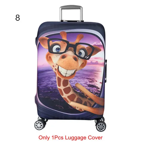 Защитный чехол для багажа BUCHNIK, эластичный тканевый чехол для багажа, пылезащитный чехол, Защитный упаковочный органайзер, аксессуары для путешествий - Цвет: 8 Luggage Cover